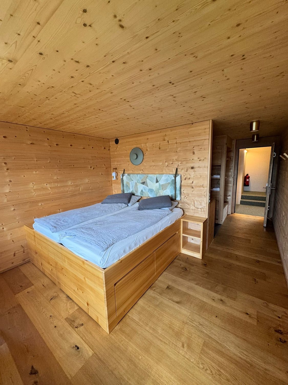 The Swiss alpine chalet setting